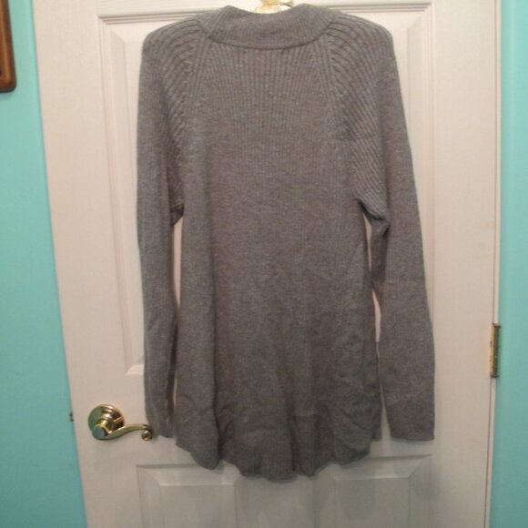 sitewide sale Style & Co Sweater top/dress Gray Size Large - Picture 4 of 6